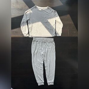 Super Soft Light Gray Matching Lounge Set- Size Medium